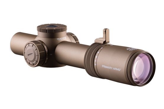 Compact rifle scope with ACSS Raptor 5.56/.308 Yard G2 Reticle.